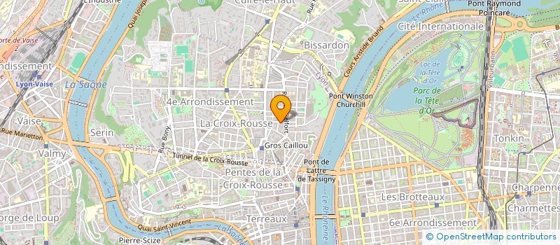 localisation de l'entreprise MADAME LAETITIA PROUVOST à LYON