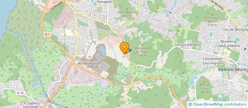 localisation de l'entreprise MADAME LAETITIA PROUX  CAYENNE