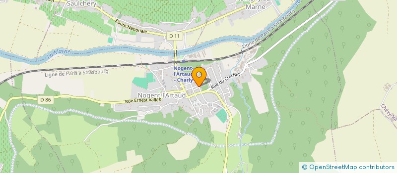 localisation de l'entreprise MADAME LAETITIA PRUNIER  CROUTTES-SUR-MARNE