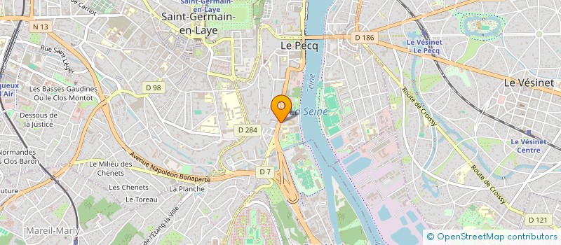 localisation de l'entreprise MADAME LAETITIA PRUVOST  LE PECQ