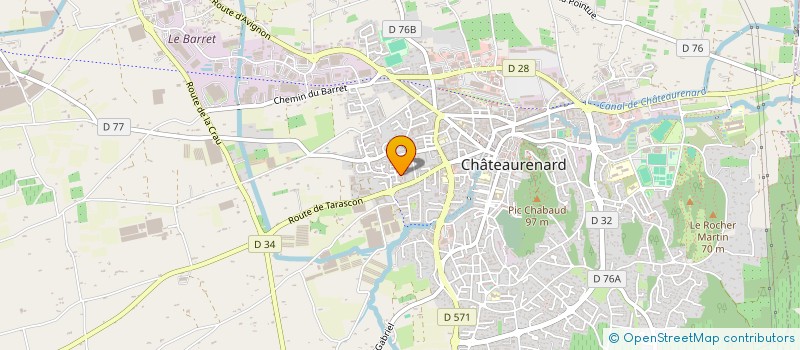 localisation de l'entreprise MADAME LAETITIA QUEVA  CHATEAURENARD