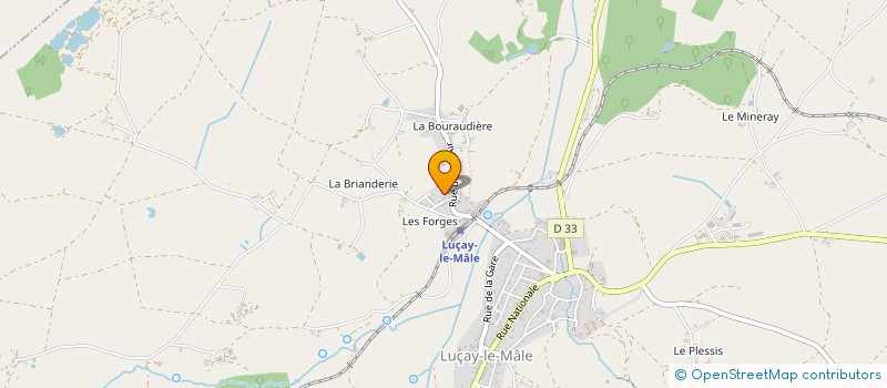 localisation de l'entreprise MADAME LAETITIA RABATE à LUCAY-LE-MALE