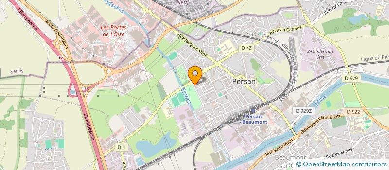 localisation de l'entreprise MADAME LAETITIA RAMBLA  PERSAN