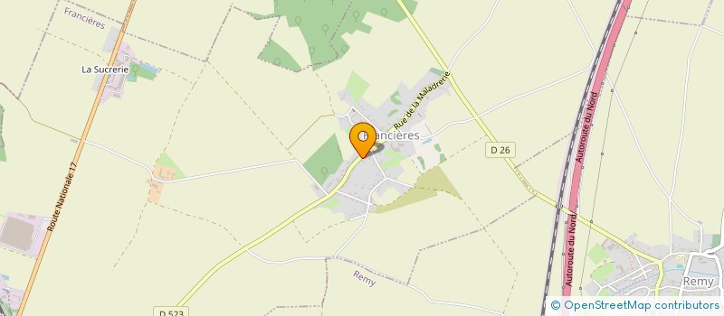 localisation de l'entreprise MADAME LAETITIA RAMIL  FRANCIERES