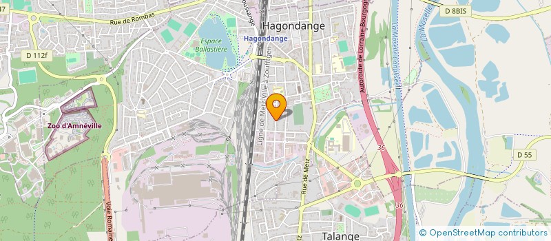 localisation de l'entreprise MADAME LAETITIA RAMPONI  HAGONDANGE