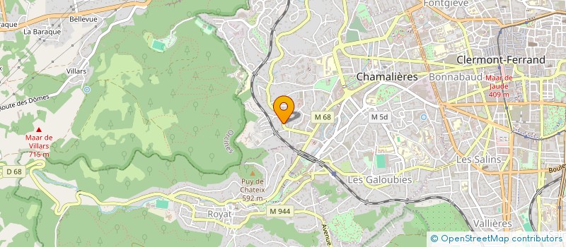 localisation de l'entreprise MADAME LAETITIA RAOUL  CHAMALIERES