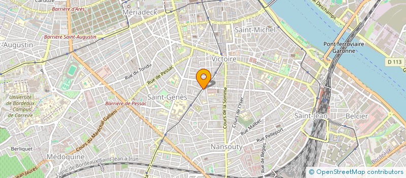 localisation de l'entreprise MADAME LAETITIA RAOUL à BORDEAUX