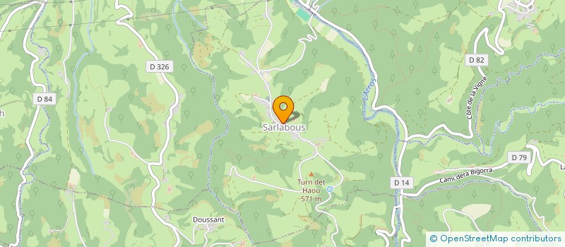 localisation de l'entreprise MADAME LAETITIA RAOULT  ARRODETS