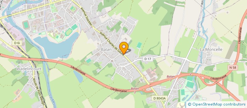 localisation de l'entreprise MADAME LAETITIA RAULIN à BALAN