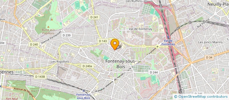 localisation de l'entreprise MADAME LAETITIA REBBOAH à FONTENAY-SOUS-BOIS