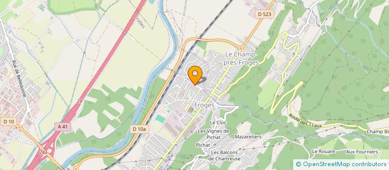 localisation de l'entreprise MADAME LAETITIA REBELLA  FROGES