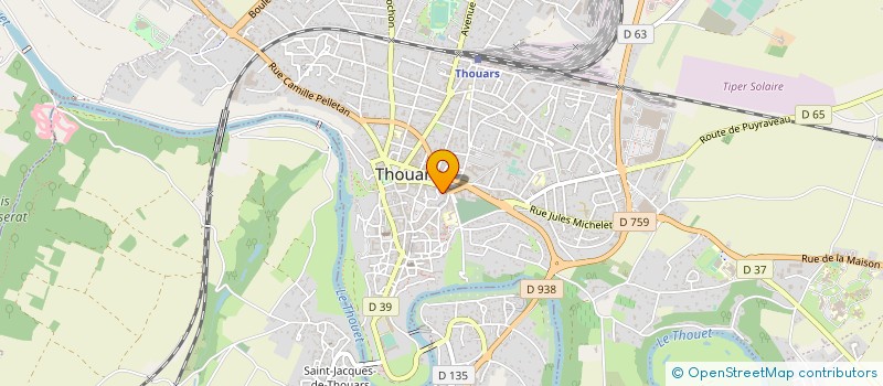 localisation de l'entreprise MADAME LAETITIA REDOUIN à THOUARS