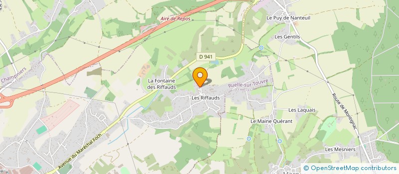 localisation de l'entreprise MADAME LAETITIA REFEUIL à RUELLE-SUR-TOUVRE