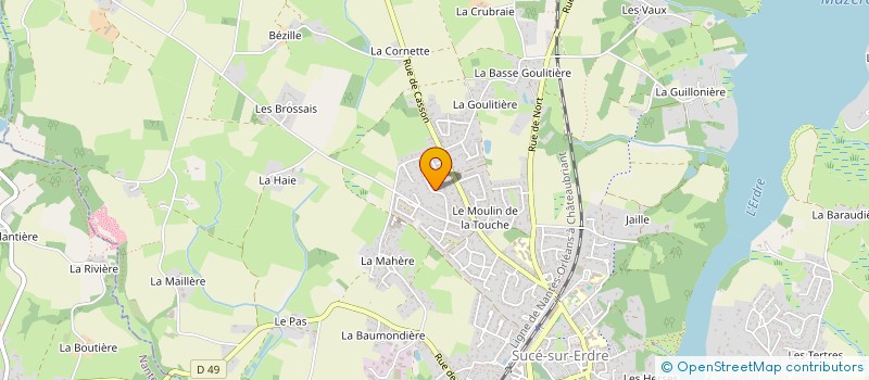 localisation de l'entreprise MADAME LAETITIA REGAZZACCI STEPHANOPOLI  SUCE-SUR-ERDRE