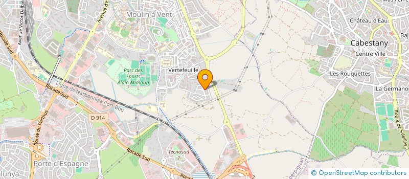 localisation de l'entreprise MADAME LAETITIA REGNIER  PERPIGNAN