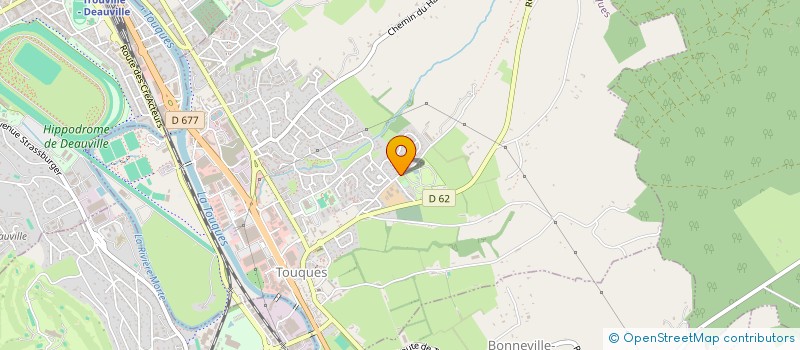 localisation de l'entreprise MADAME LAETITIA REGUER  TOUQUES