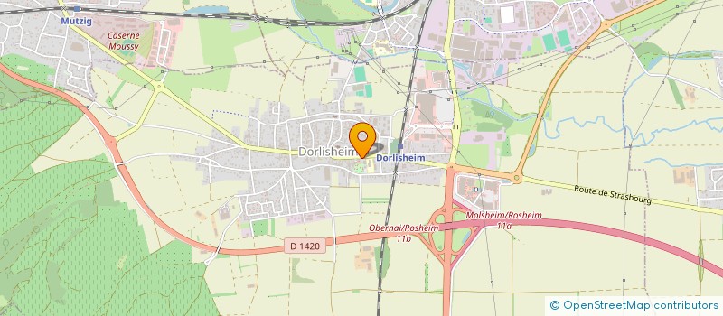localisation de l'entreprise MADAME LAETITIA REITER à DORLISHEIM
