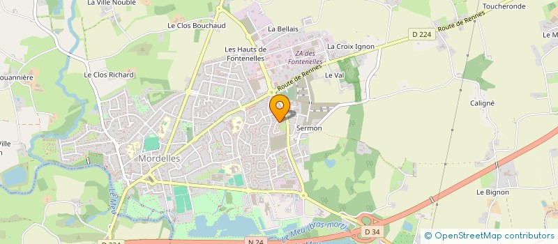 localisation de l'entreprise MADAME LAETITIA REPERANT à MORDELLES