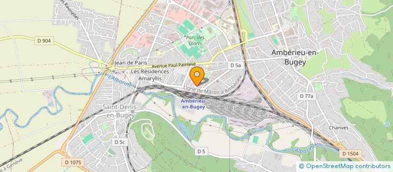 localisation de l'entreprise MADAME LAETITIA RESPAUT  SAINT-DENIS-EN-BUGEY