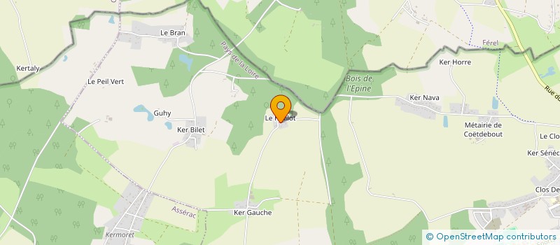 localisation de l'entreprise MADAME LAETITIA REYDELET à HERBIGNAC