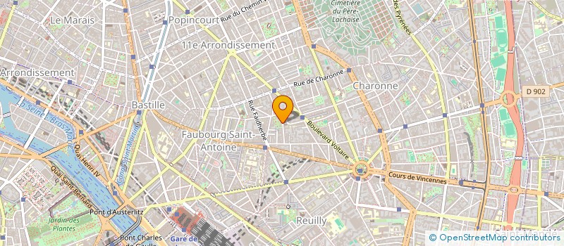 localisation de l'entreprise MADAME LAETITIA RICHARD  PARIS