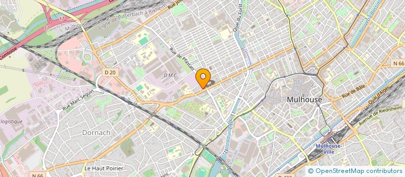 localisation de l'entreprise MADAME LAETITIA RICHARD  MULHOUSE