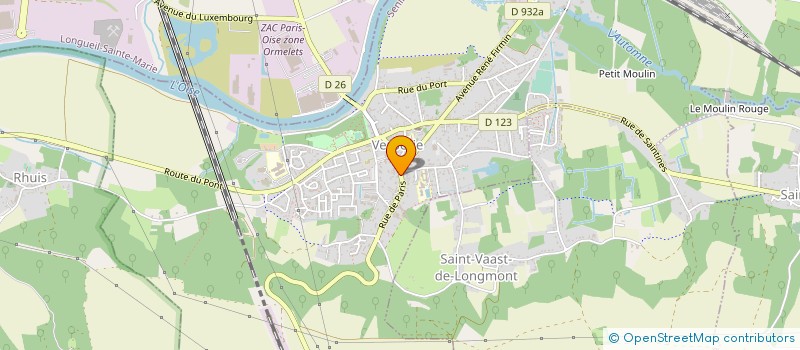 localisation de l'entreprise MADAME LAETITIA RICHEZ  VERBERIE