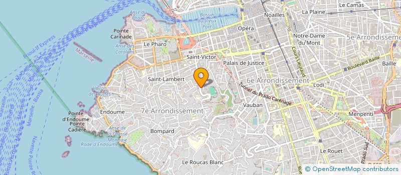 localisation de l'entreprise MADAME LAETITIA RIDELLER  MARSEILLE
