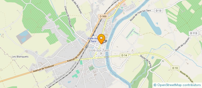 localisation de l'entreprise MADAME LAETITIA RIEHL à LISLE-SUR-TARN