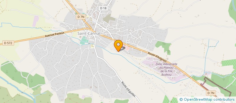 localisation de l'entreprise MADAME LAETITIA RIFFAUT  SAINT-CANNAT