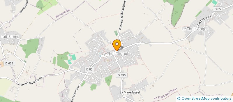 localisation de l'entreprise MADAME LAETITIA RINALDI  LE THUIT DE L'OISON