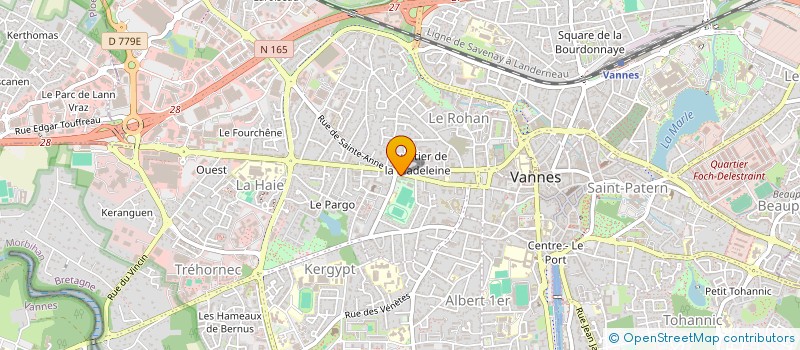 localisation de l'entreprise MADAME LAETITIA RIO à VANNES