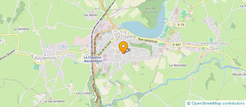 localisation de l'entreprise MADAME LAETITIA RIPPOL  LA CLAYETTE