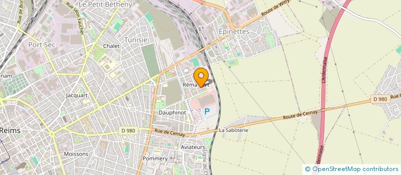 localisation de l'entreprise MADAME LAETITIA RIQUET-HUMBERT  REIMS