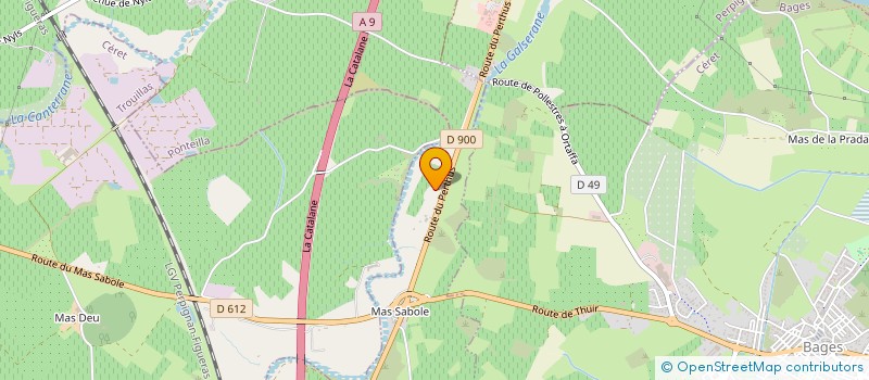 localisation de l'entreprise MADAME LAETITIA RISON  PERPIGNAN