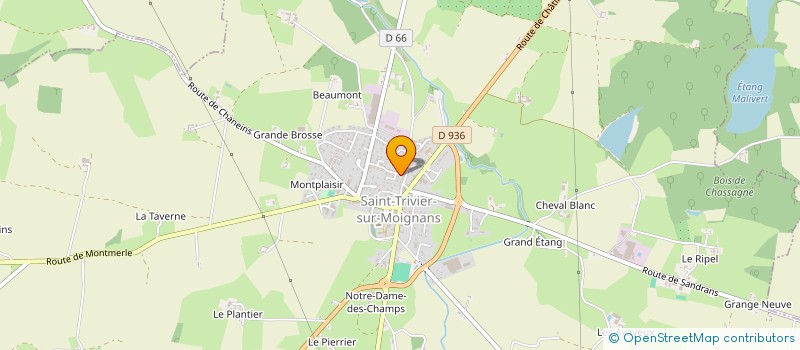 localisation de l'entreprise MADAME LAETITIA RIVOIRE à SAINT-TRIVIER-SUR-MOIGNANS