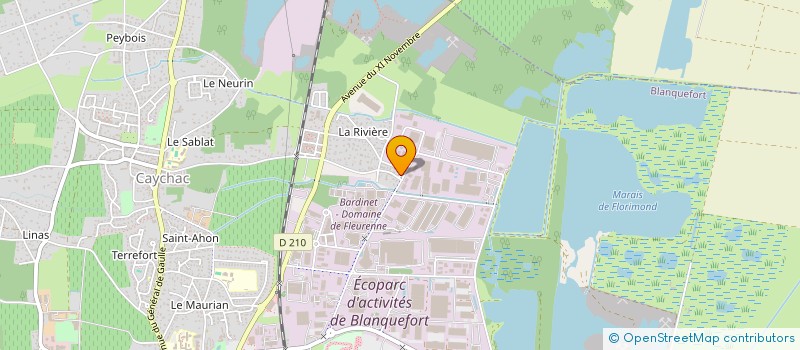localisation de l'entreprise MADAME LAETITIA ROBERT à BLANQUEFORT