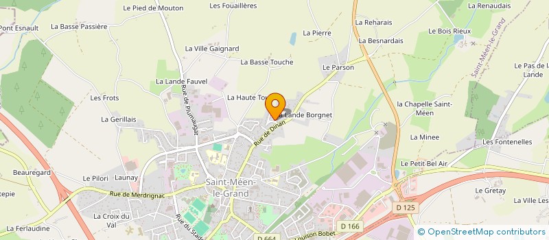 localisation de l'entreprise MADAME LAETITIA ROBERT  SAINT-MEEN-LE-GRAND