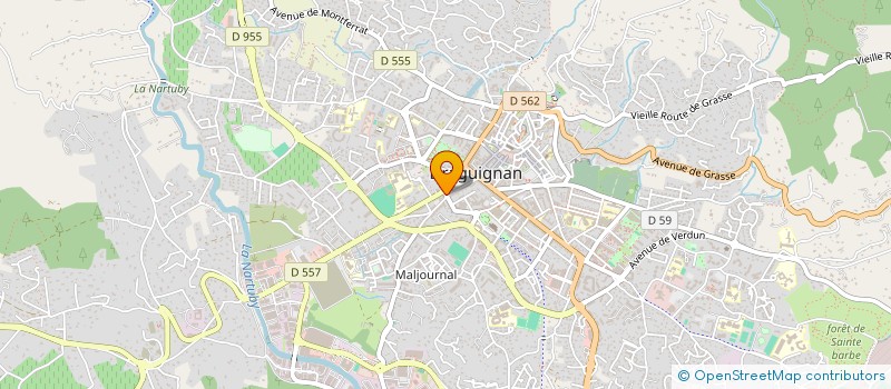 localisation de l'entreprise MADAME LAETITIA ROCCA  DRAGUIGNAN