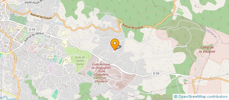 localisation de l'entreprise MADAME LAETITIA ROCHE  DRAGUIGNAN