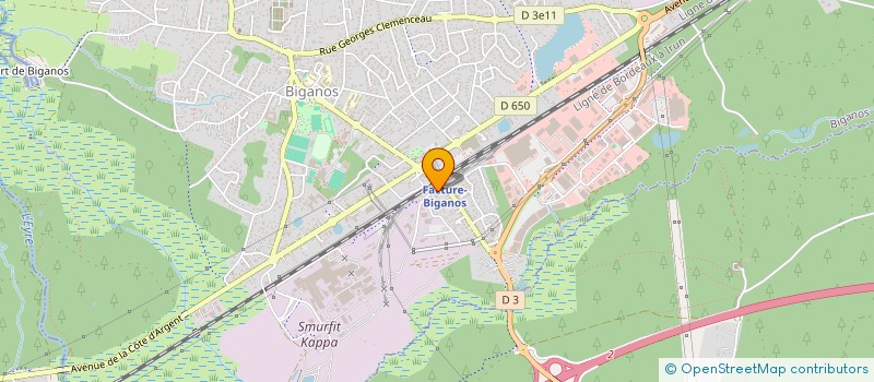 localisation de l'entreprise MADAME LAETITIA ROCHEREUX LENEZ  BIGANOS