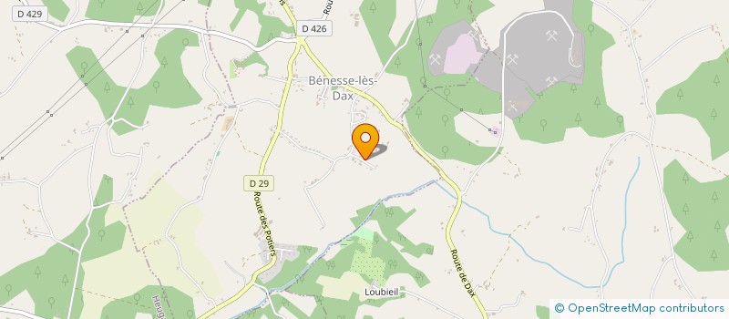 localisation de l'entreprise MADAME LAETITIA RODRIGUES  BENESSE-LES-DAX
