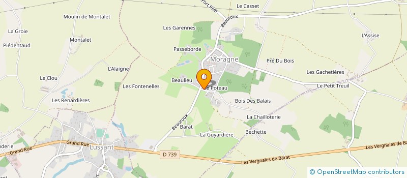 localisation de l'entreprise MADAME LAETITIA RODRIGUEZ à MORAGNE