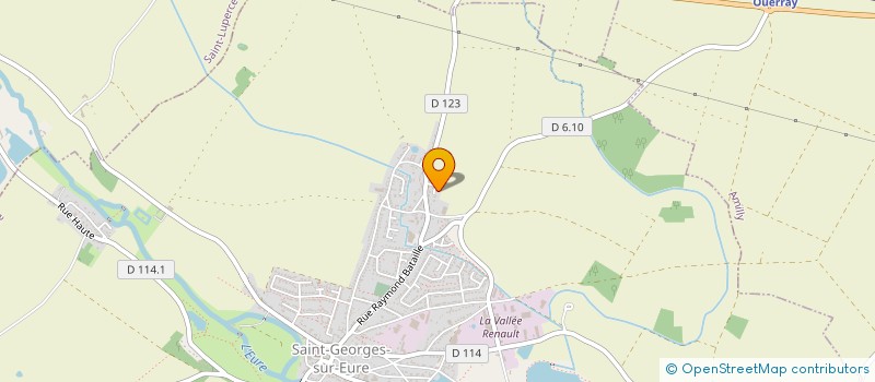 localisation de l'entreprise MADAME LAETITIA ROGER à SAINT-GEORGES-SUR-EURE