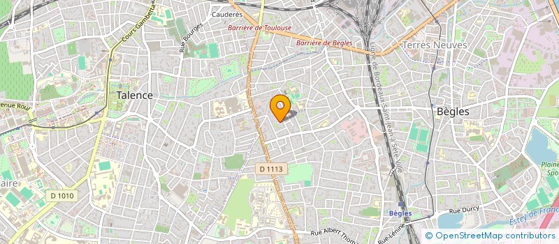 localisation de l'entreprise MADAME LAETITIA ROGUE à BEGLES