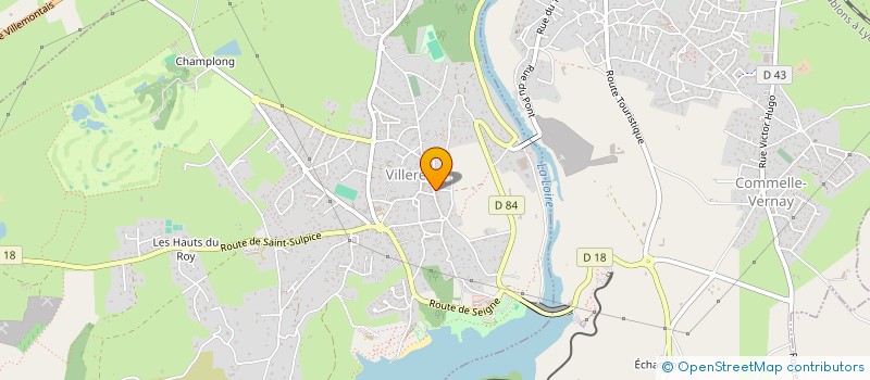 localisation de l'entreprise MADAME LAETITIA ROILLET  VILLEREST