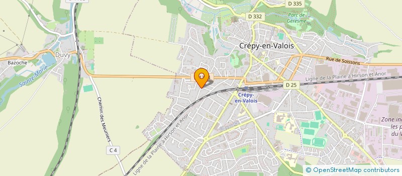 localisation de l'entreprise MADAME LAETITIA ROLLET  CREPY EN VALOIS