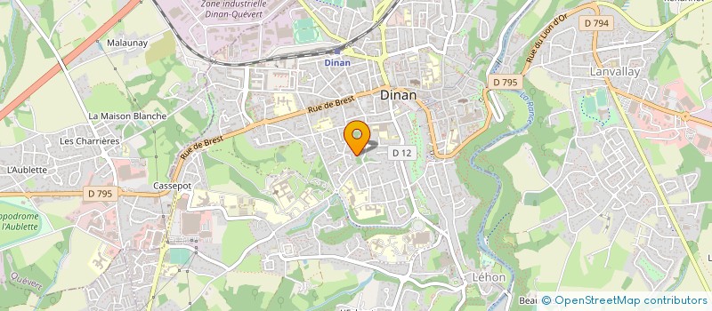 localisation de l'entreprise MADAME LAETITIA ROPP à DINAN