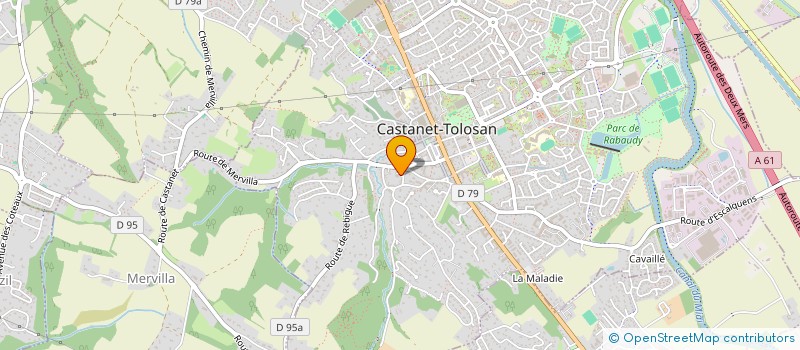 localisation de l'entreprise MADAME LAETITIA ROQUEFORT à CASTANET-TOLOSAN
