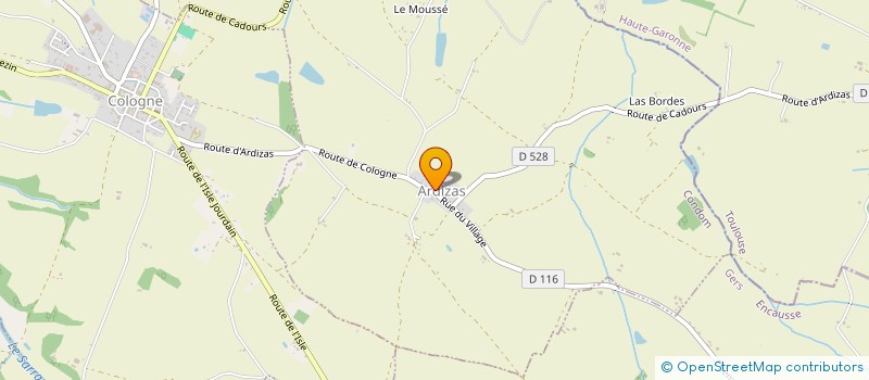 localisation de l'entreprise MADAME LAETITIA ROQUES  MAUVEZIN